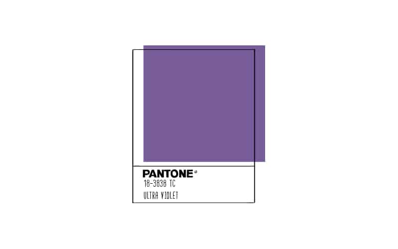Pantone Ultra Violet: colore dell'anno 2018. Non fa per tutto