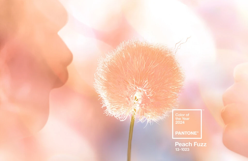 Pantone® 2024: Peach Fuzz, la nuova tonalità iconica tra moda e design
